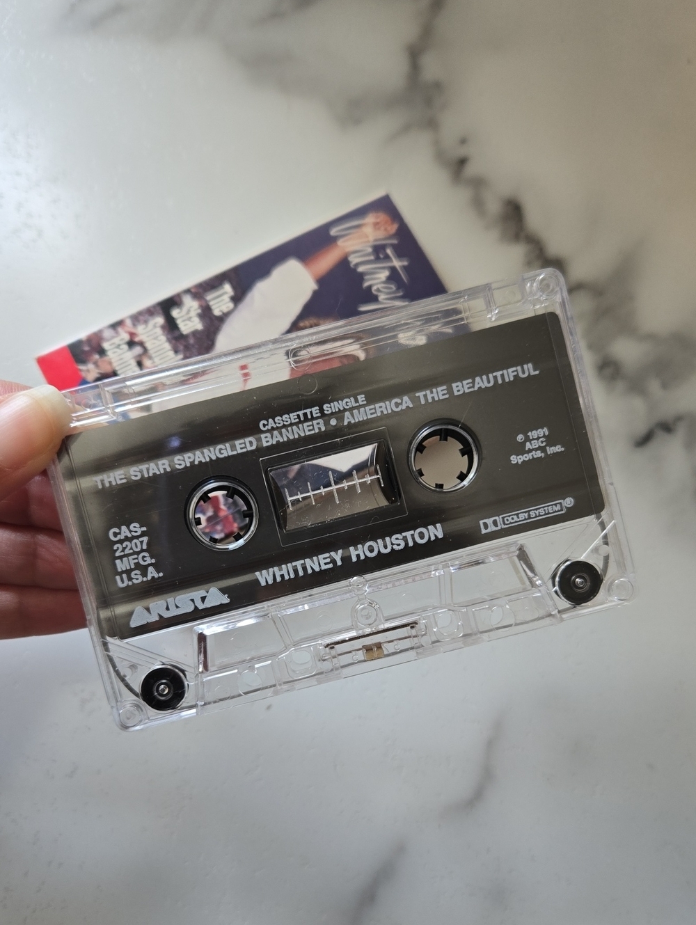 Whitney Houston Cassette — The Star Spangled Banner Superbowl - Picture 3 of 5